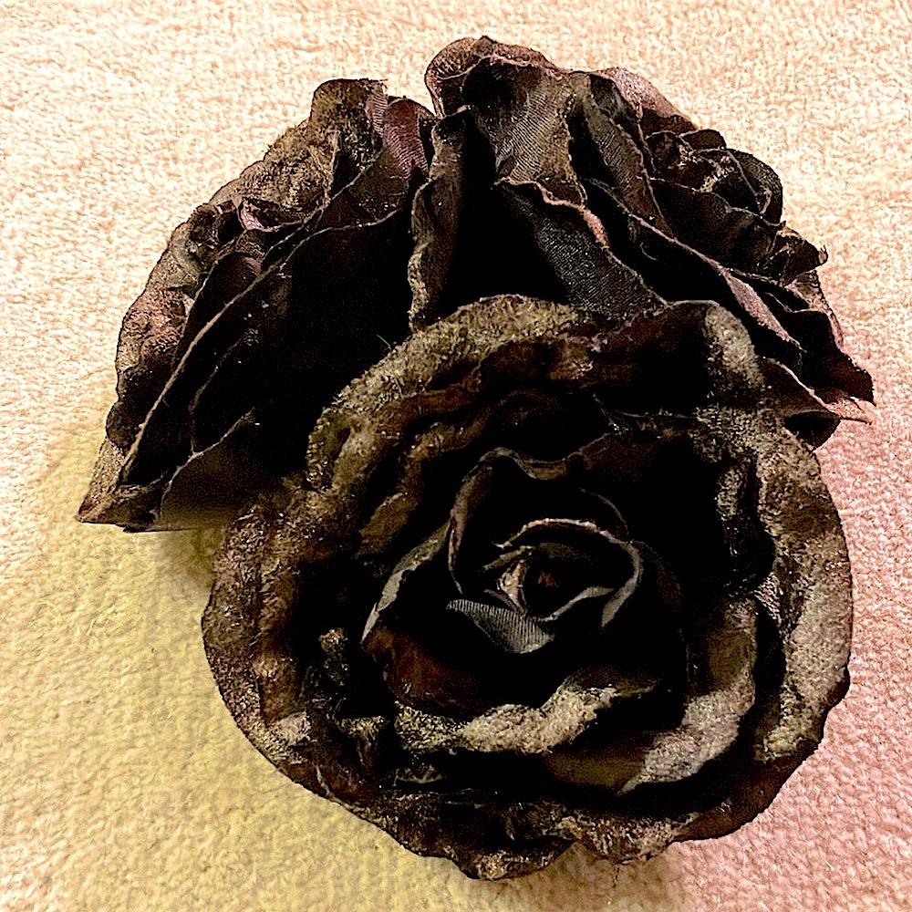 Elegant Brown Velvet Flower Accessory 4 for $16